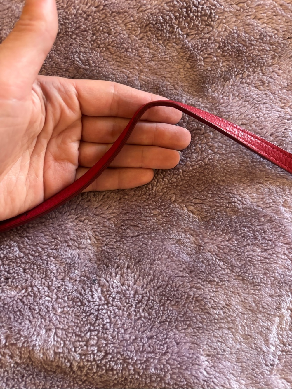 WORN ONCE COACH SMALL RED CROSSBODY BAG - Picture 15 of 16